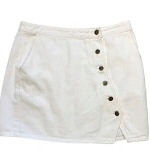 HONEY BELLE women’s White Mini skirt size L
